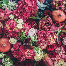 Load image into Gallery viewer, Bespoke Napkins with floral print and fruits, BOLTE Home Textiles Collection