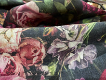 Load image into Gallery viewer, Square Scatter pillow with floral print and fruits, BOLTE Home Textiles Collection