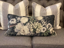 Load image into Gallery viewer, Rectangular Scatter Pillow with floral print and fruits, BOLTE Home Textiles Collection