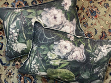 Load image into Gallery viewer, Rectangular Scatter Pillow with floral print and fruits, BOLTE Home Textiles Collection