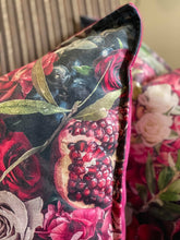 Load image into Gallery viewer, Rectangular Scatter Pillow with floral print and fruits, BOLTE Home Textiles Collection