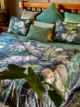 Load image into Gallery viewer, mongolian fleece blanket with floral print and fruits, BOLTE Home Textiles Collection