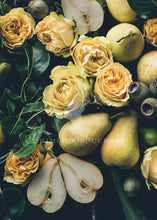 Load image into Gallery viewer, Bespoke Napkins with floral print and fruits, BOLTE Home Textiles Collection