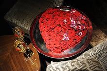 Load image into Gallery viewer, florist london, florist, florist uk, contactless flower delivery, flower delivery, flower delivery uk, home flowers london, event florist london, event florist, event designer london, luxury wedding planner, home interior, roses, red roses, rose heart, valentines. valentines flowers