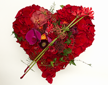 Load image into Gallery viewer, Rose Heart Bouquet Luxury Event Florist London