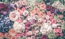 Load image into Gallery viewer, mongolian fleece blanket with floral print and fruits, BOLTE Home Textiles Collection