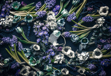 Load image into Gallery viewer, mongolian fleece blanket with floral print and fruits, BOLTE Home Textiles Collection