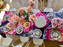 Load image into Gallery viewer, Table Runner (70 cm x 250 cm) with bespoke flower and fruit print, BOLTE Home Textiles Collection
