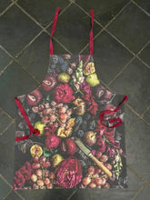 Load image into Gallery viewer, Apron with floral print and fruits, BOLTE Home Textiles Collection
