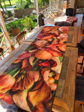 Load image into Gallery viewer, Table Runner (70 cm x 300 cm) with bespoke flower and fruit print, BOLTE Home Textiles Collection
