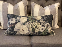 Load image into Gallery viewer, Rectangular Scatter Pillow with floral print and fruits, BOLTE Home Textiles Collection
