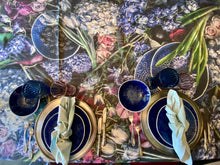 Load image into Gallery viewer, Table Cloth (150 cm x 150 cm) with bespoke flower and fruit print, BOLTE Home Textiles Collection
